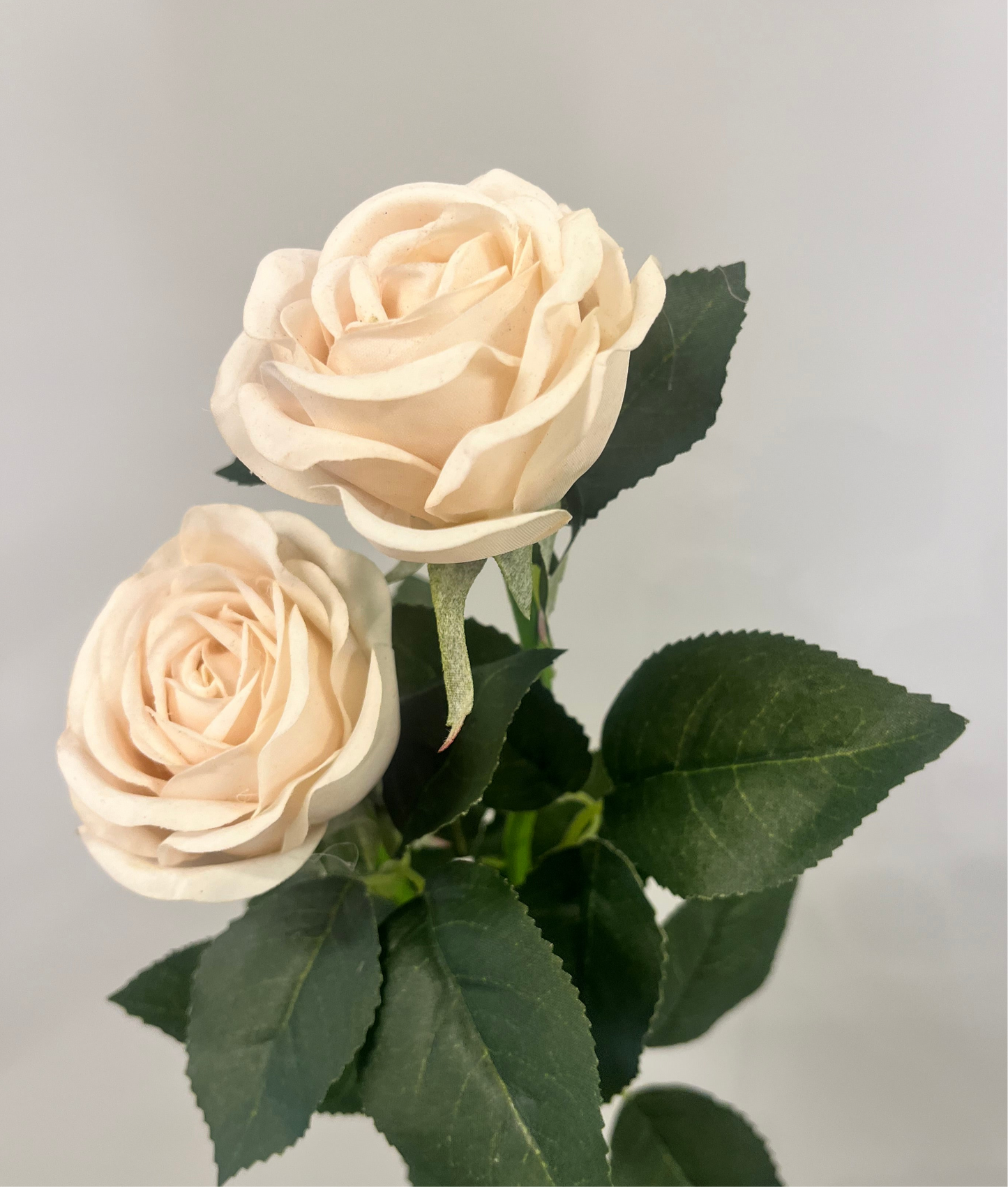 Real Touch Blush Artificial Flower Rose Spray Artificial Flowers Faux Flowers
