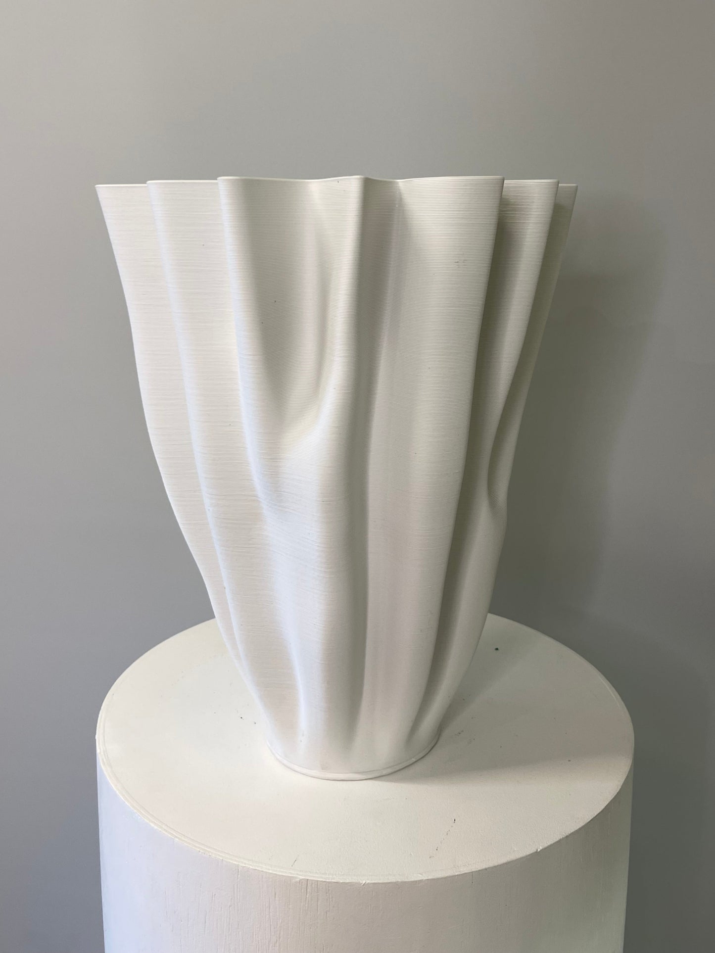 Stacey White Decorative Elite Vase