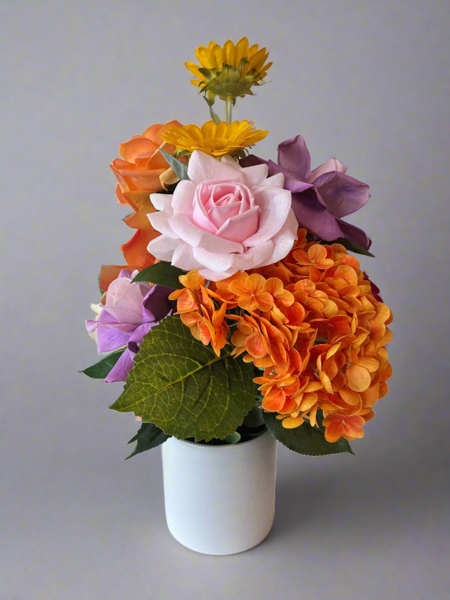Isabella Faux Flower Arrangement In A Ceramic Pot