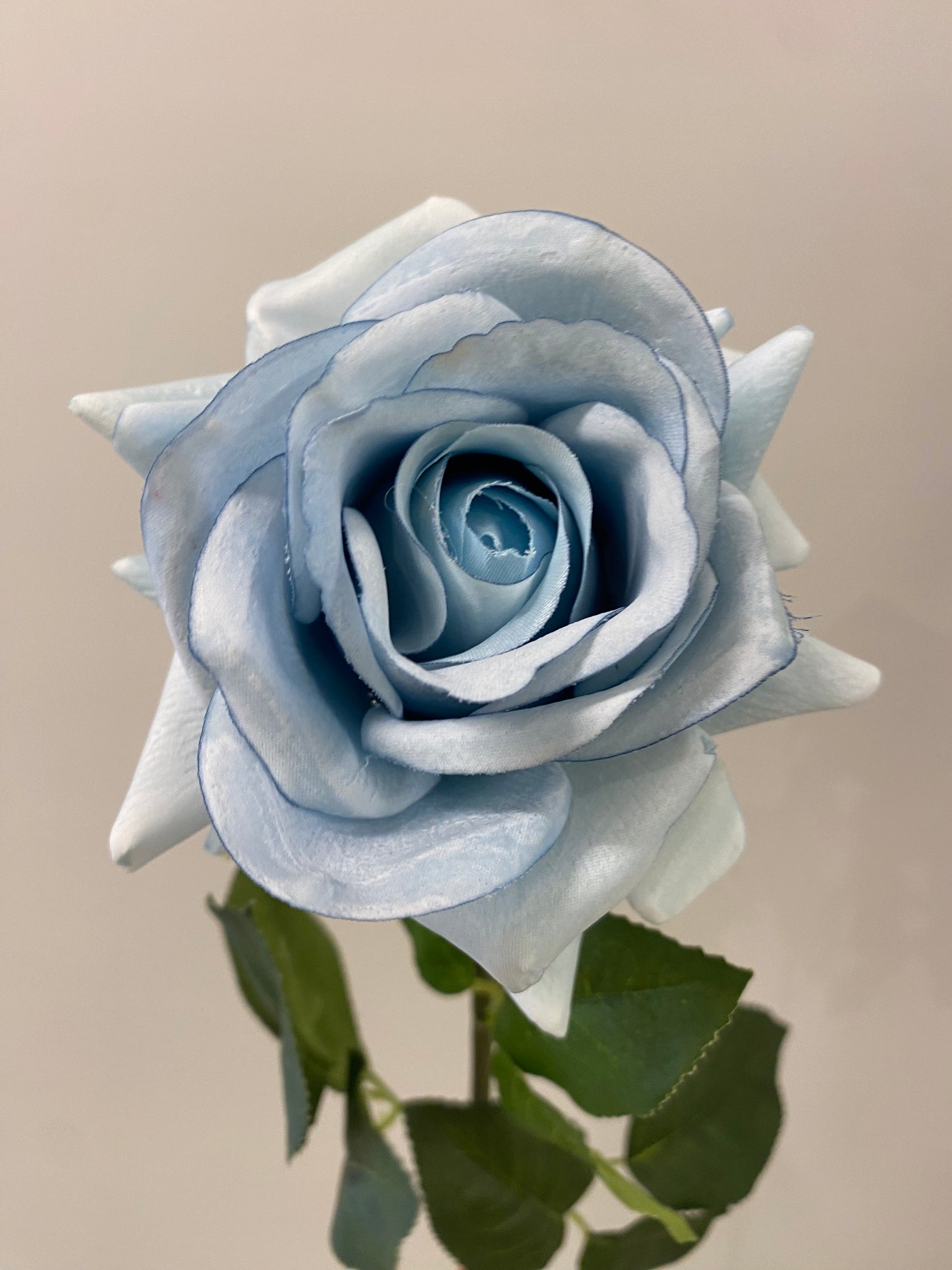 Real Touch French Blue Hannah Rose Artificial Flowers Faux Flowers