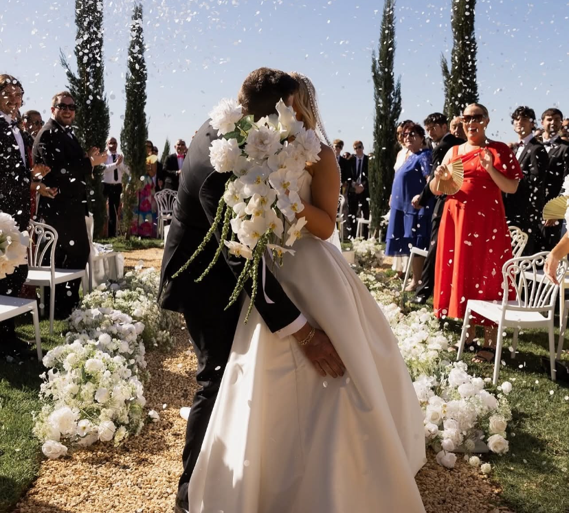 Catherine Phillips Tuscan Bridal Wedding Bouquet Artificial Faux Flowers