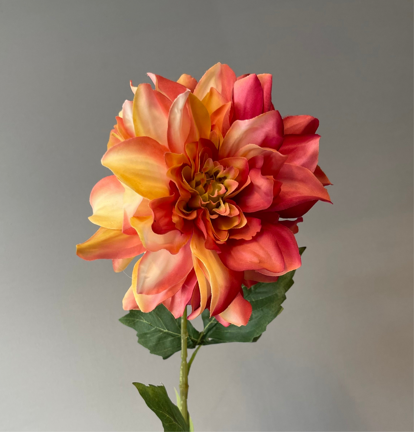 Rose Dahlia Single Stem Artificial Flowers Faux Flowers