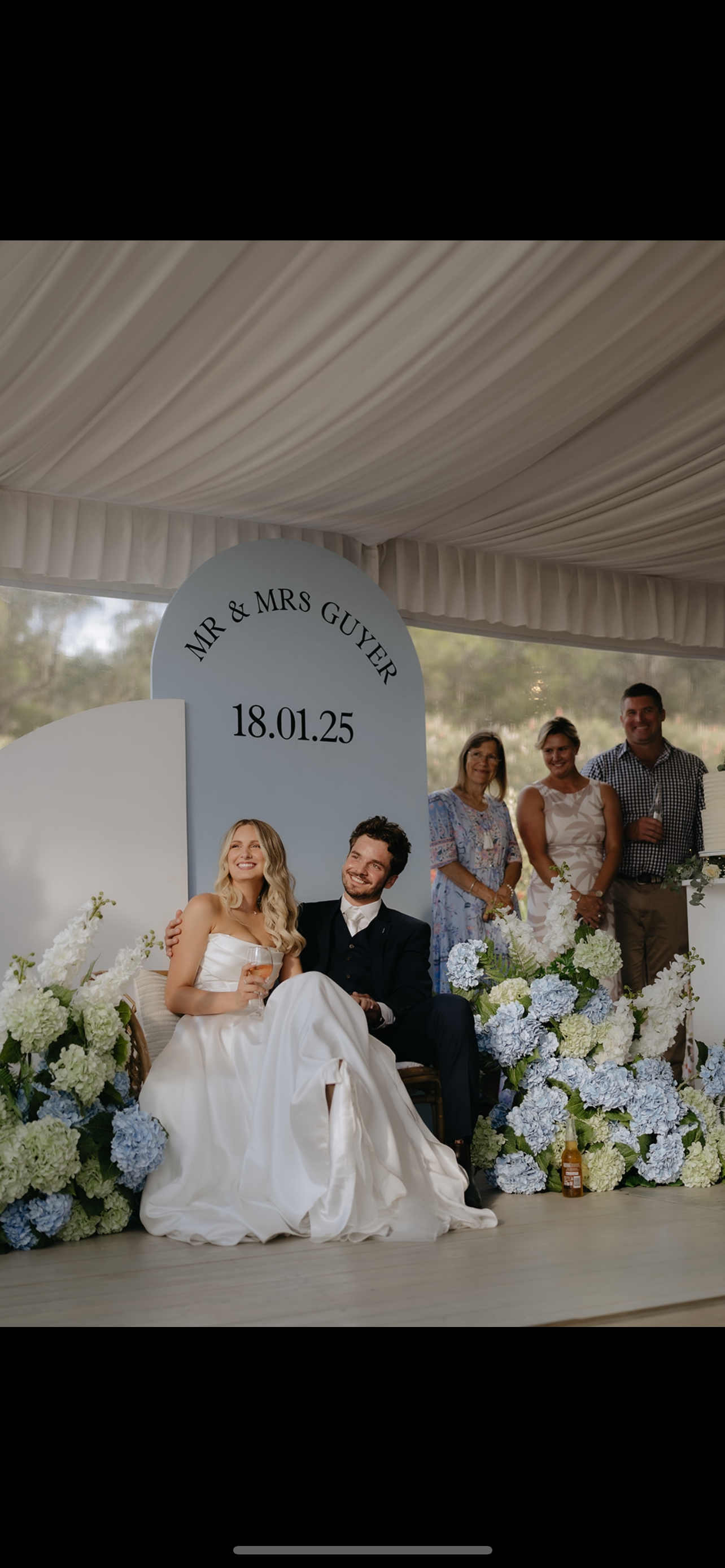 Arbour Installation Wedding Flowers