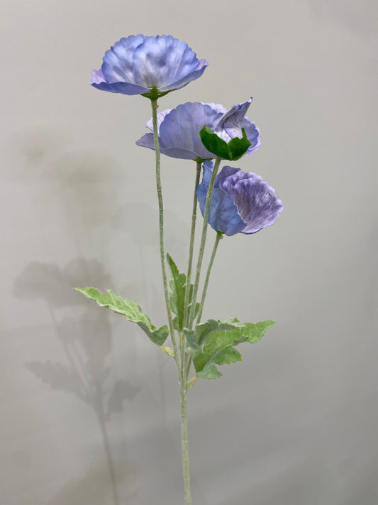 Real Touch Purple Cosmos Spray Single Stem Artificial Faux Flowers