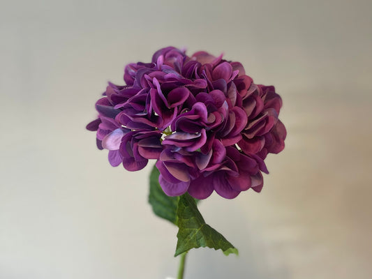 Real Touch Purple Hydrangea Single Stem Artificial flower