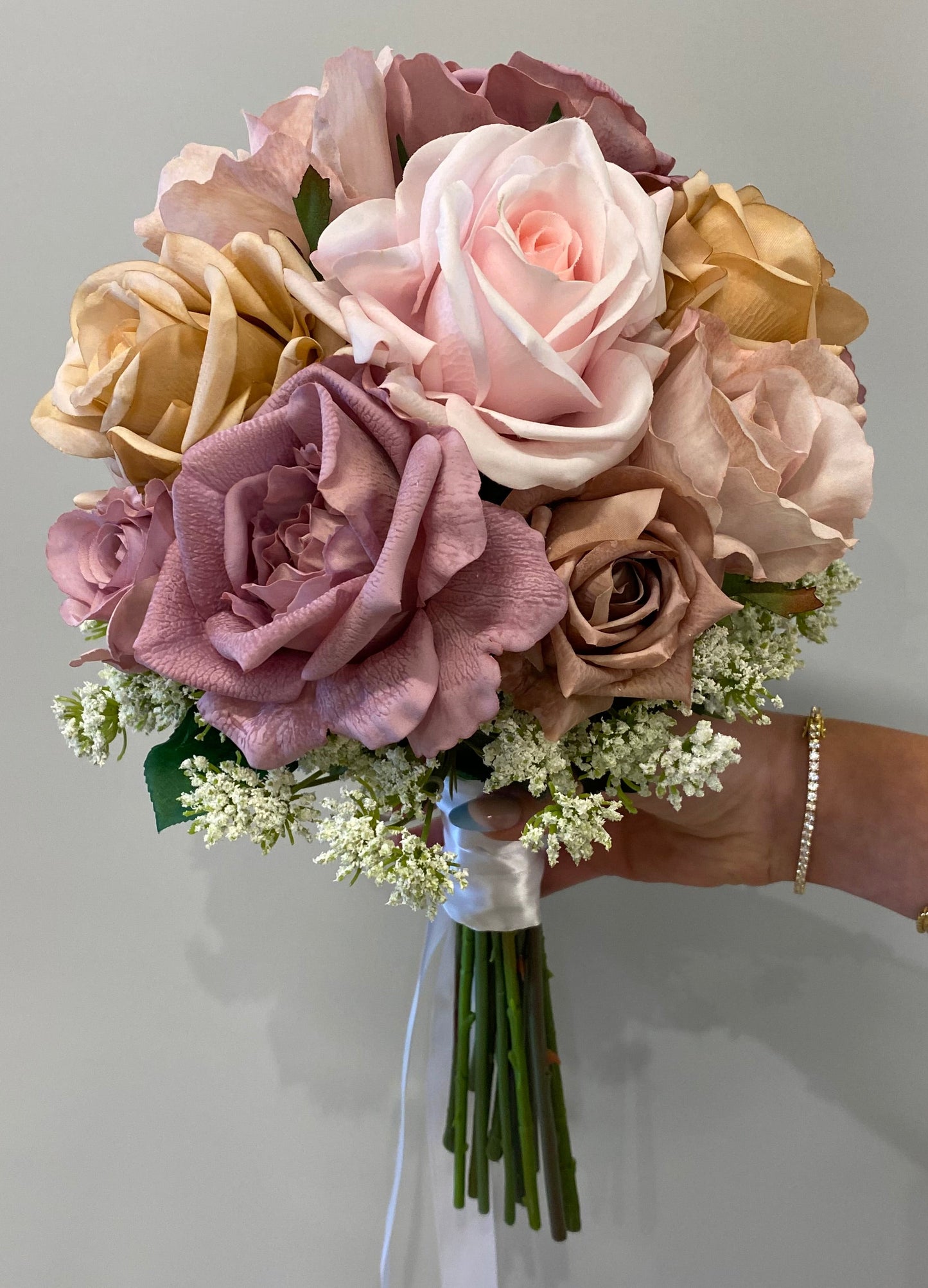 Catherine Phillips Emma Bridal Wedding Bouquet Artificial Faux Flowers