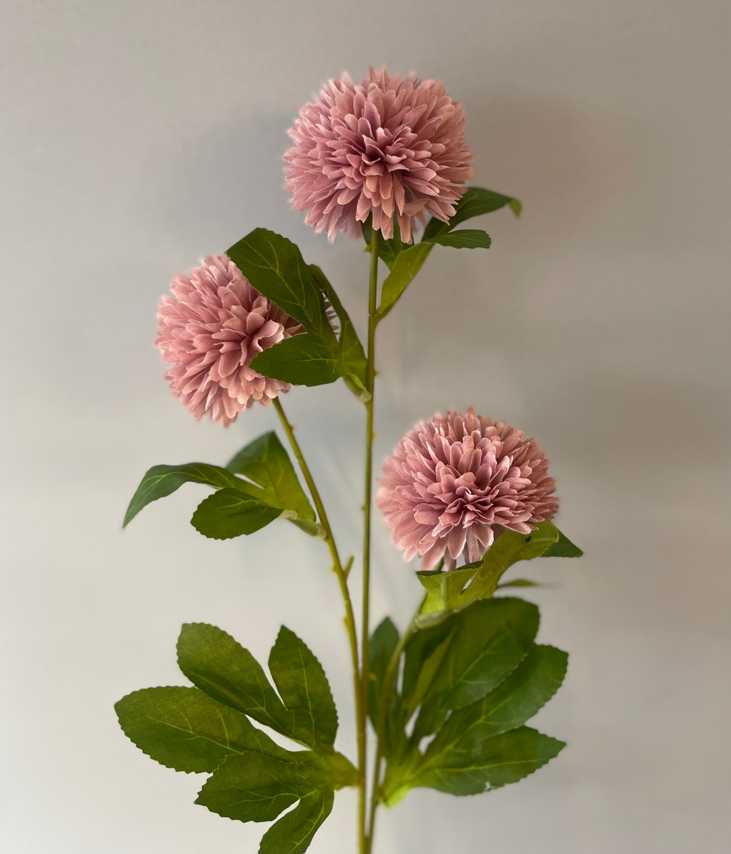 Blush Chrysanthemum Spray Artificial Faux Flower