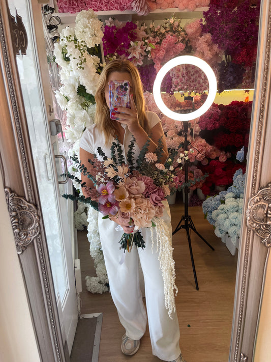 Catherine Phillips Malia Bridal Wedding Bouquet Artificial Faux Flowers