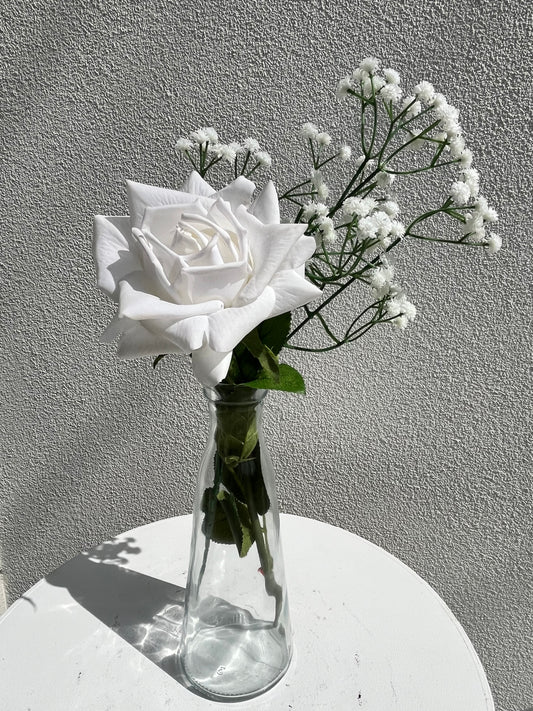 Ellie Wedding Bud Vase Artificial Faux Flowers