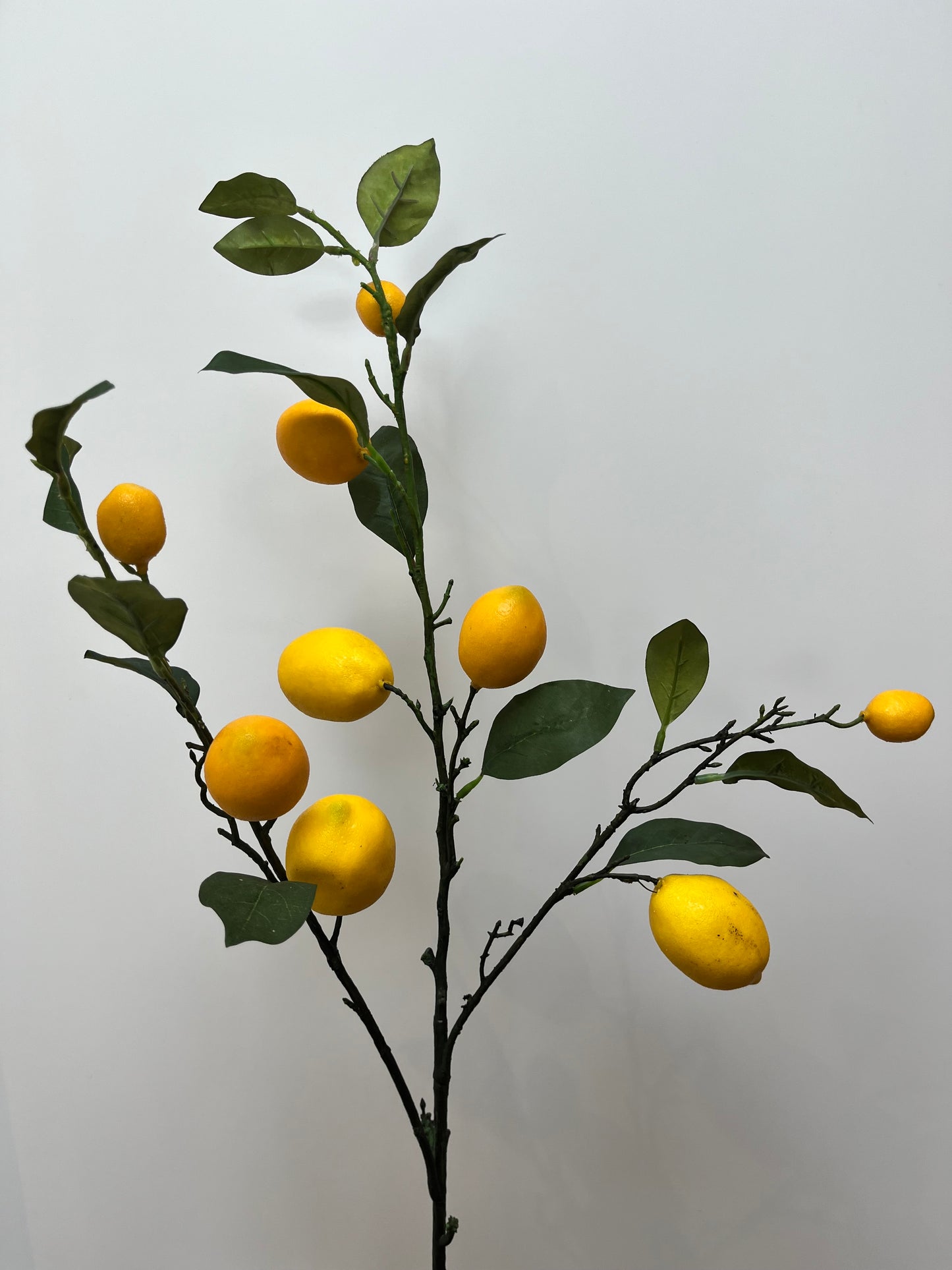 Lemon Spray Single Stem Artificial Faux Flowers
