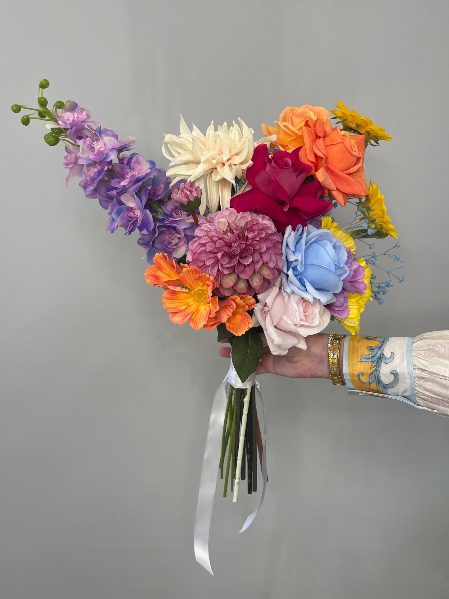 Catherine Phillips Sancia Bridal Wedding Bouquet Artificial Faux Flowers