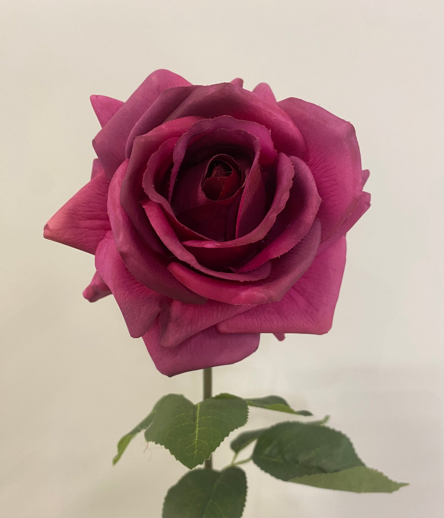 Real Touch Plum Hannah Rose Artificial Flowers Faux Flowers