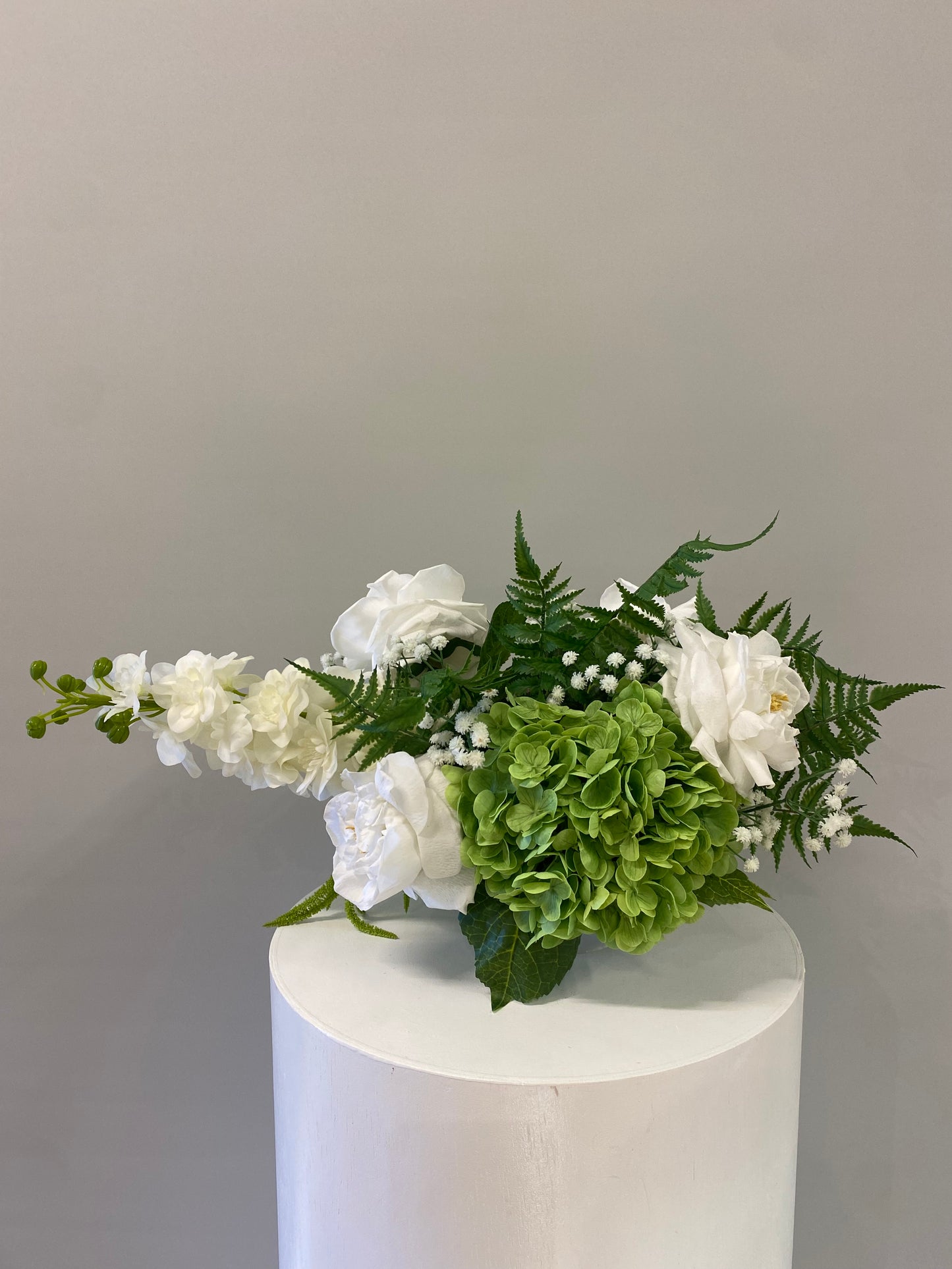 Green & White Table Compote Wedding