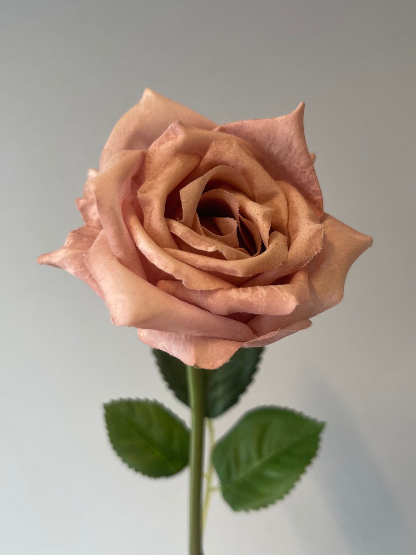 Real Touch Lola Dusty Pink Artificial Faux Flower Rose