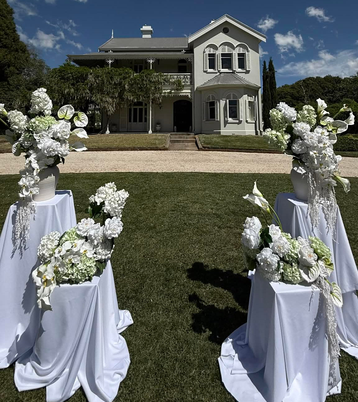 Sommerley Ceremony Wedding Flower Arrangements,