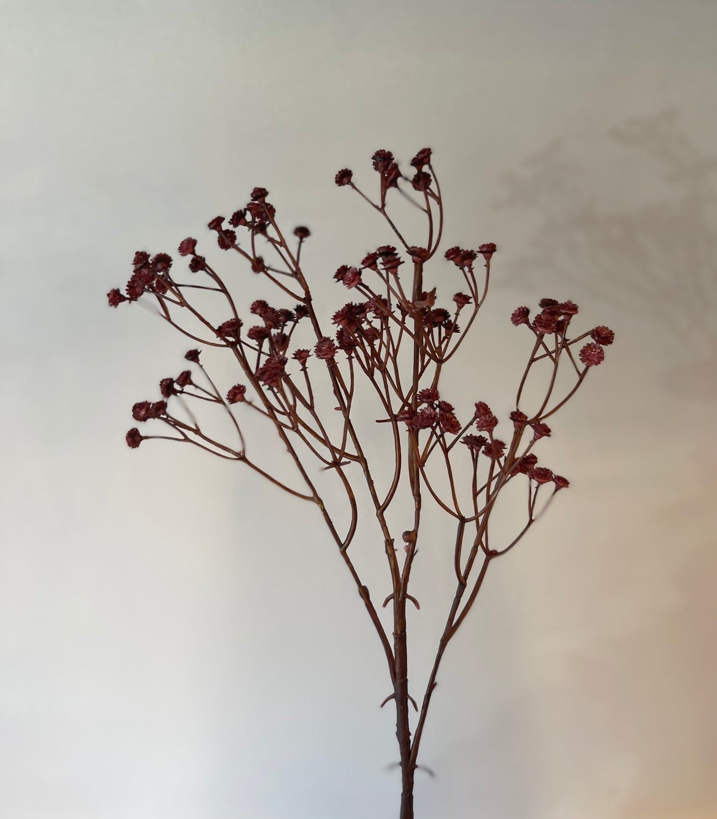 Burgundy Baby's Breath Artificial Flower