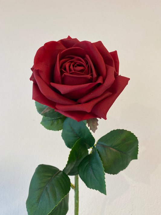 Real Touch Clara Rose Single Stem Artificial Faux Flowers