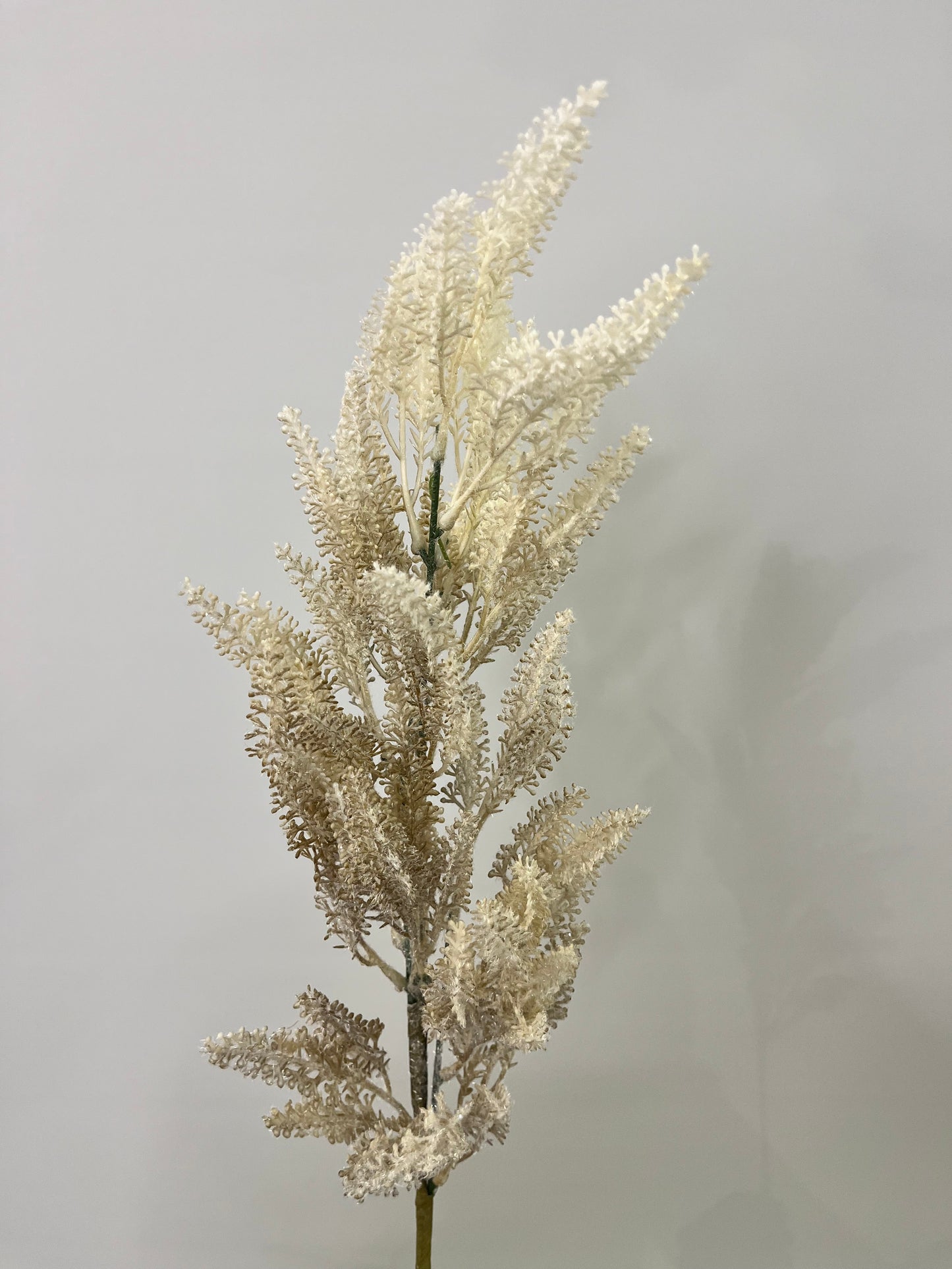 Grass Coffee Spray Dried Look Single Stem Artificial Faux Flowers