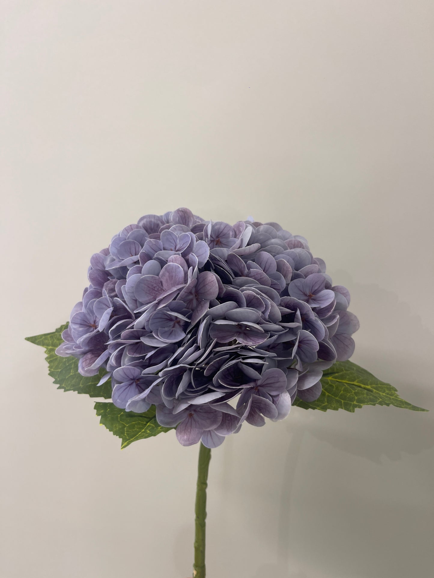 Real Touch Lilac Purple Hydrangea Single Stem