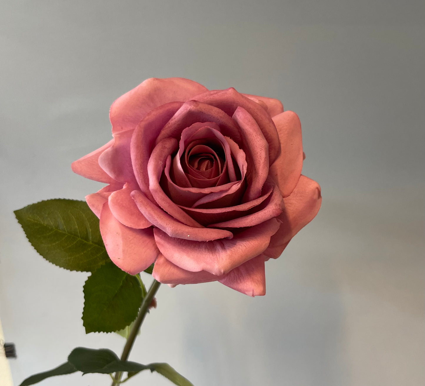 Real Touch Light Purple Hannah Rose Single Stem Artificial Flowers