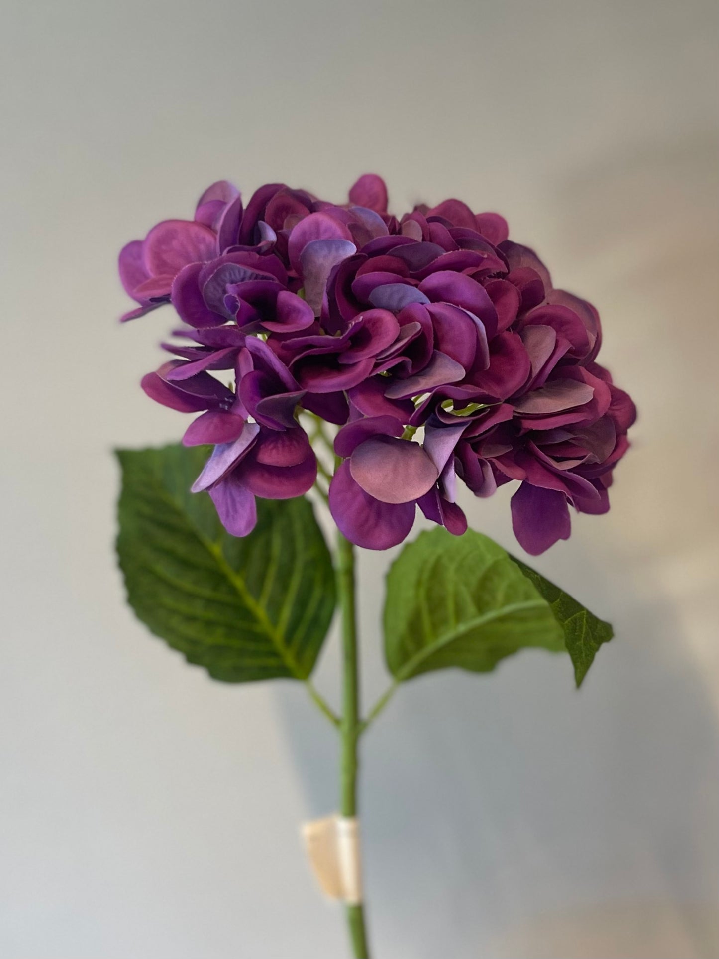 Real Touch Purple Hydrangea Single Stem Artificial flower