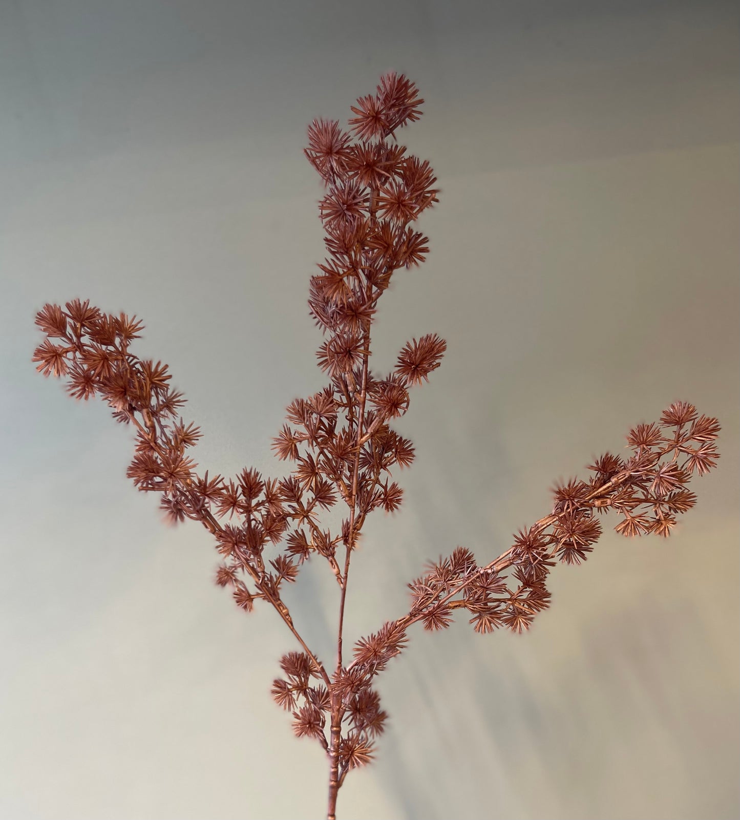 Purple Fern Spray Single Stem Artificial Faux Flower