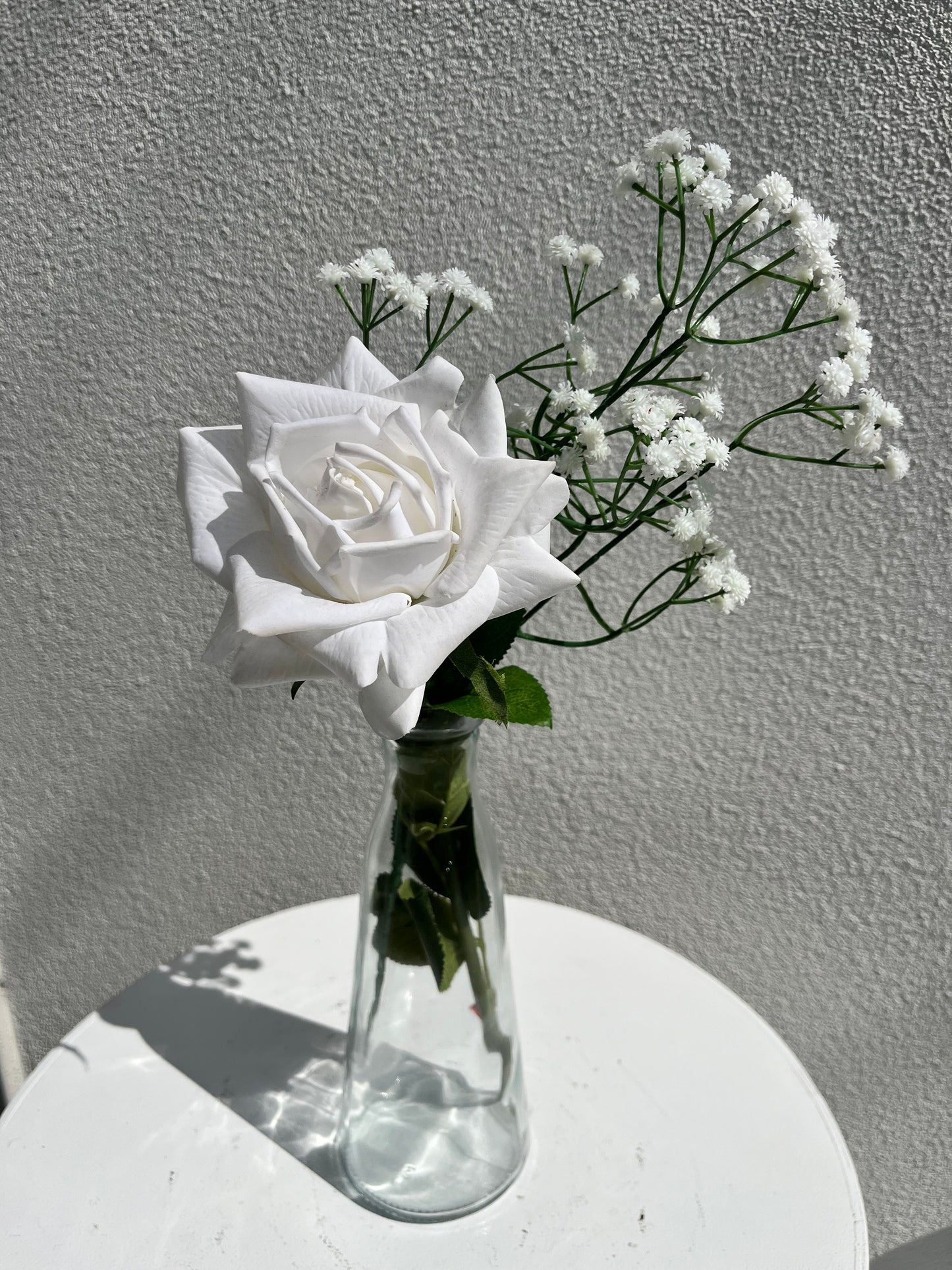 Ellie Wedding Bud Vase Artificial Faux Flowers