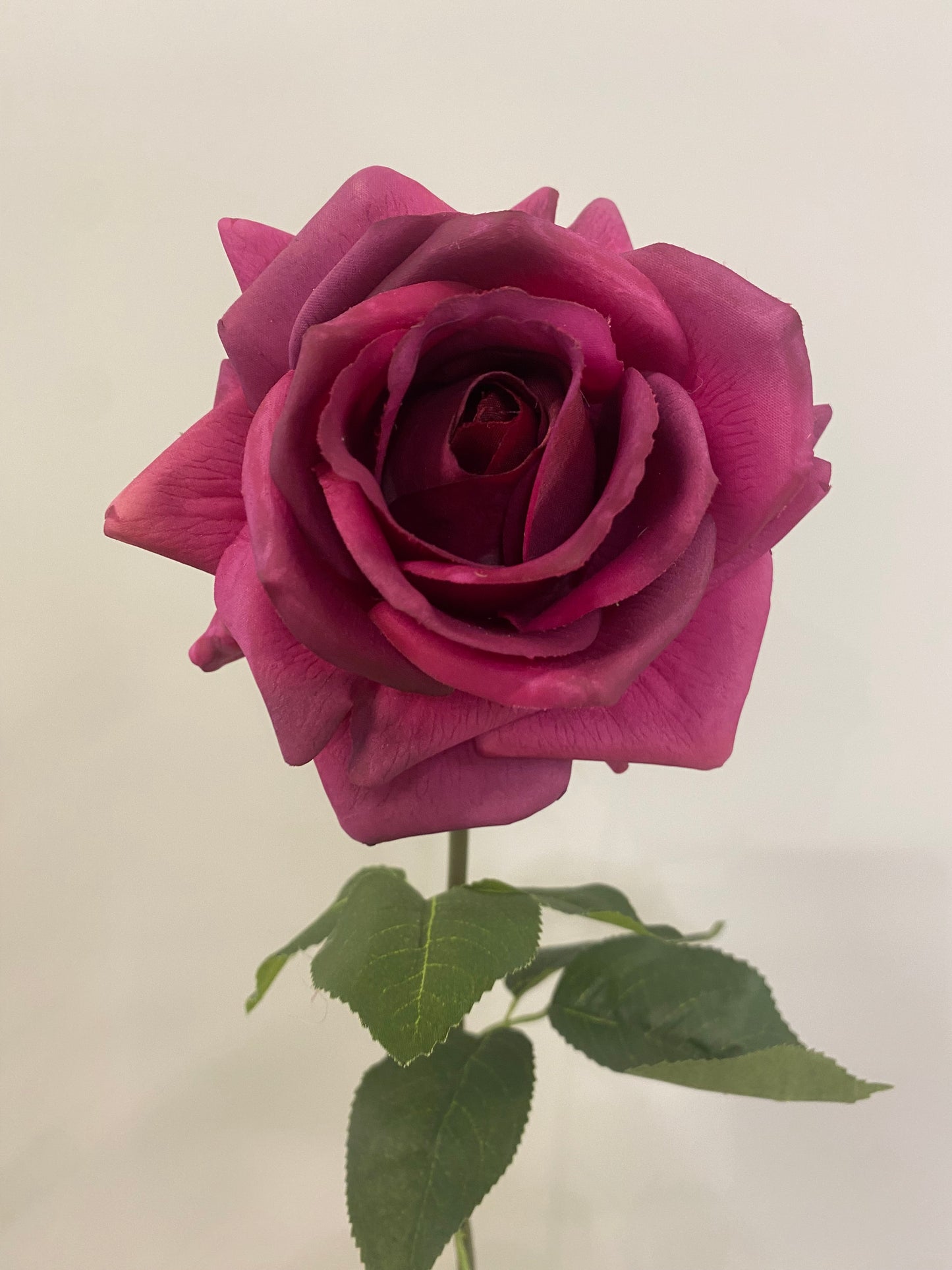 Real Touch Plum Hannah Rose Artificial Flowers Faux Flowers