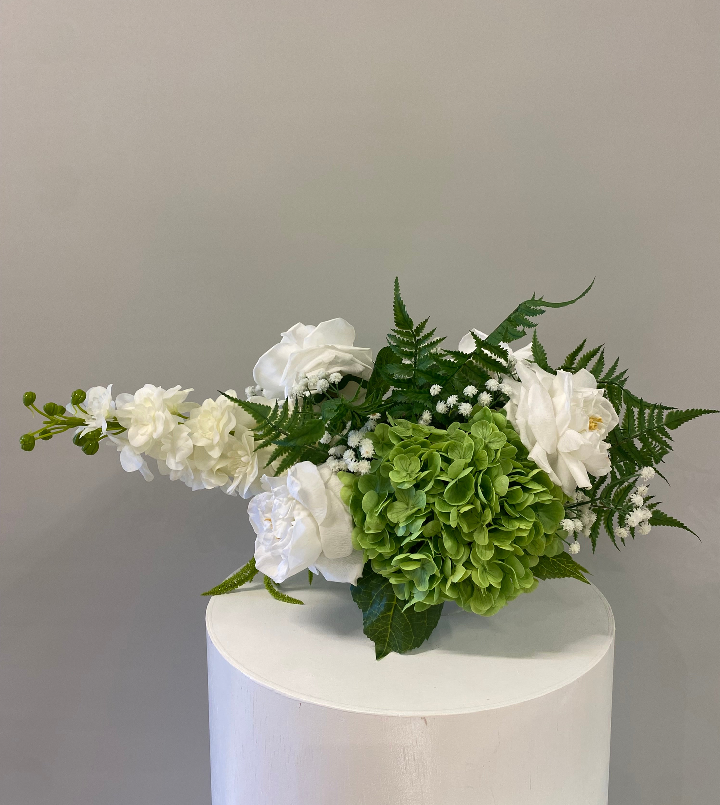 Green & White Table Compote Wedding