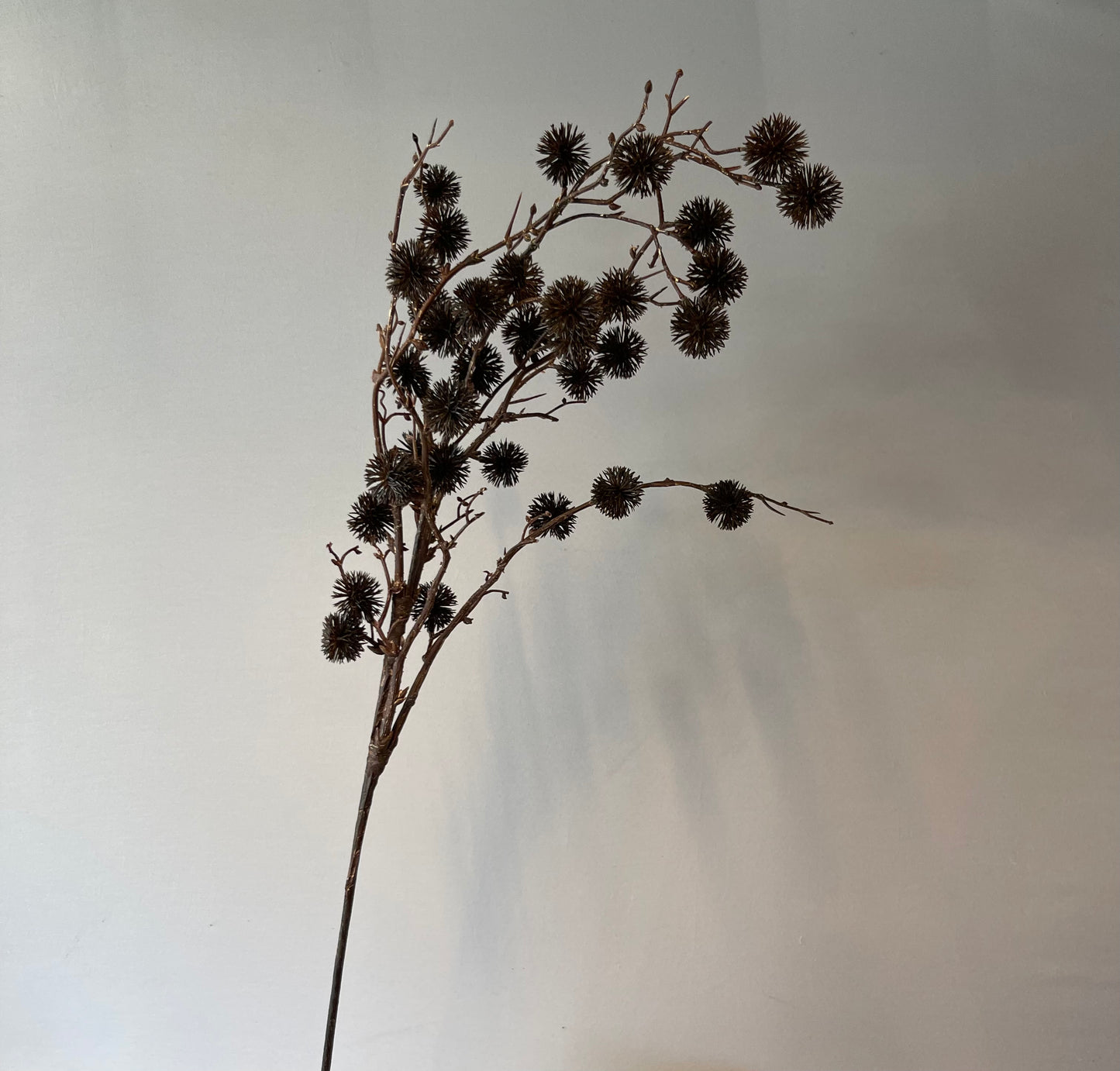 Sycamore Spray Chocolate Brown Single Stem Artificial Flowers Faux Flowers