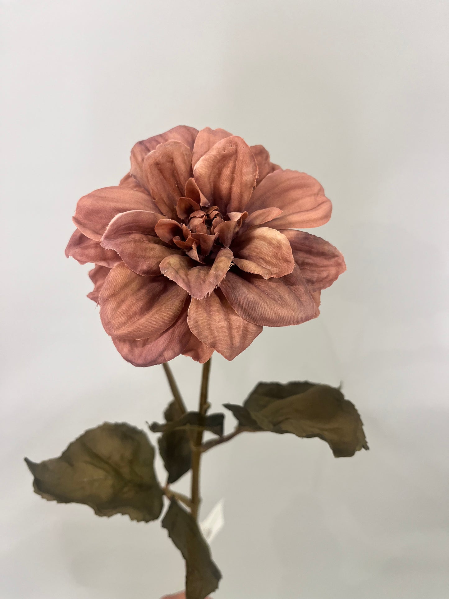 Dark Mauve Dahlia Spray Artificial Flowers Faux Flowers