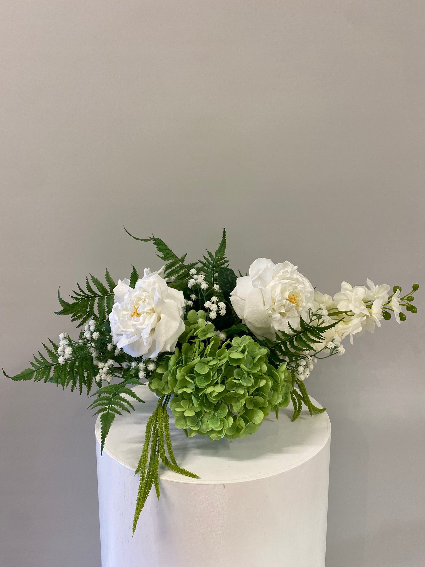 Green & White Table Compote Wedding