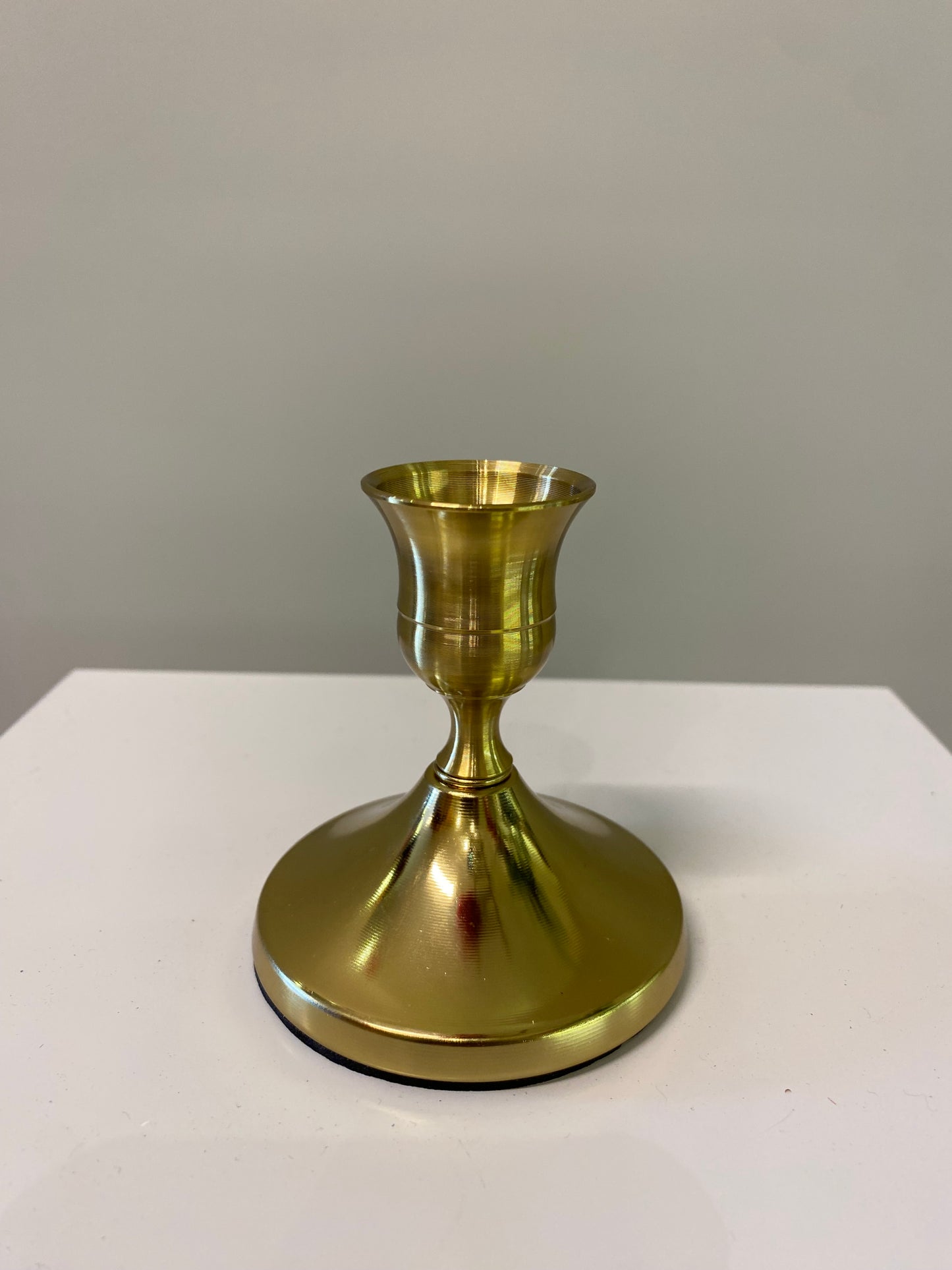 Gold Metal Candle Holder
