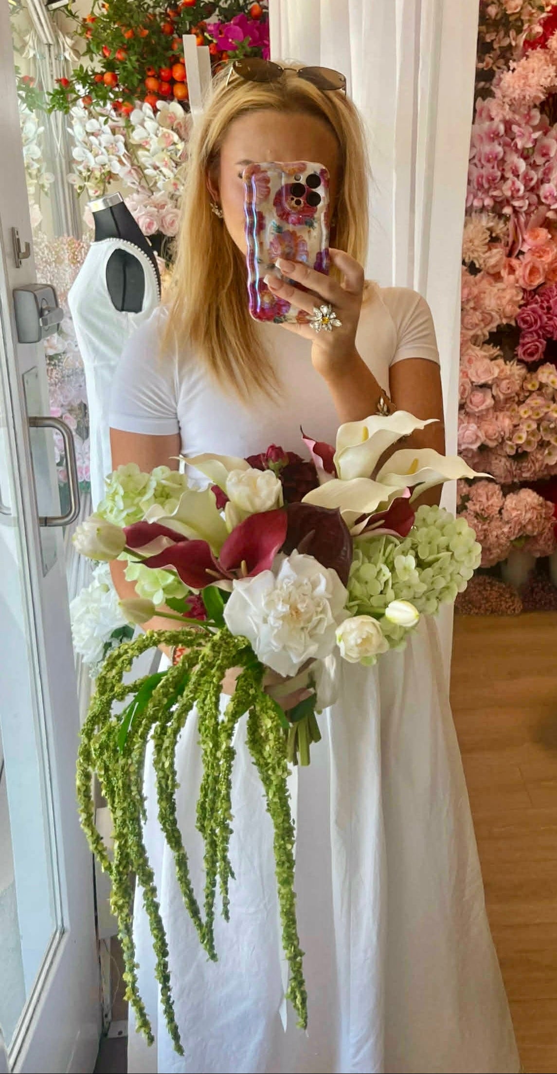 Catherine Phillips Ashleigh Bridal Wedding Bouquets Artificial Faux Flowers