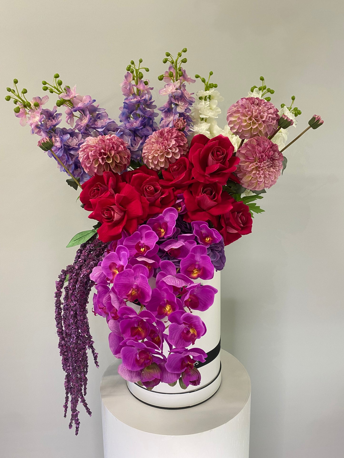 Adele Artificial Flower Box Arrangement