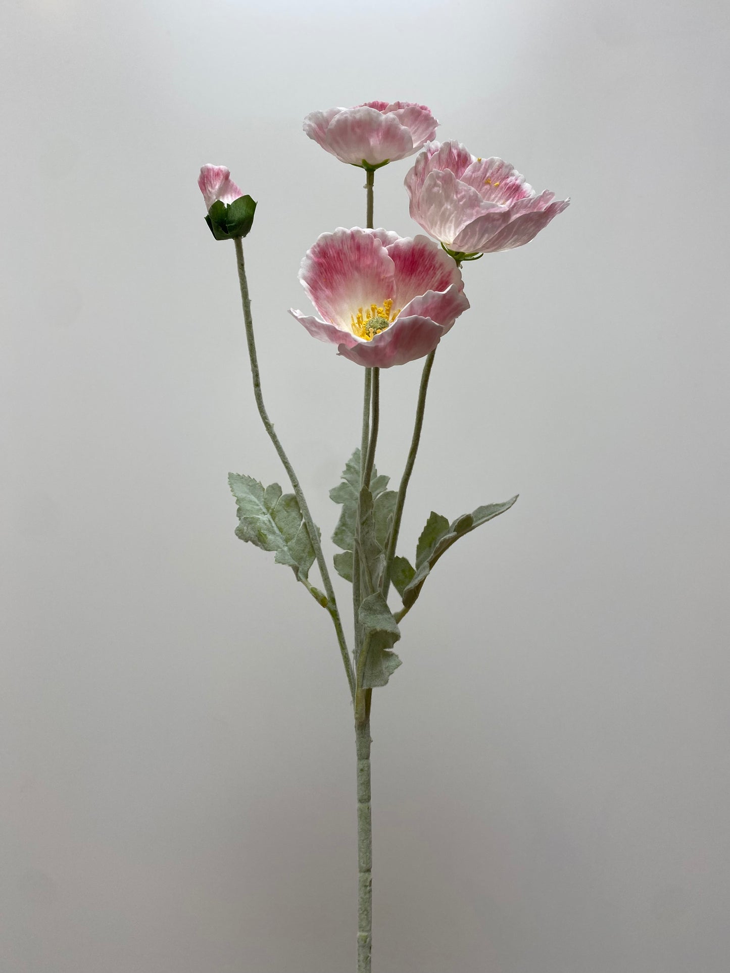 Real Touch Pink Cosmos Spray Single Stem Artificial Faux Flowers
