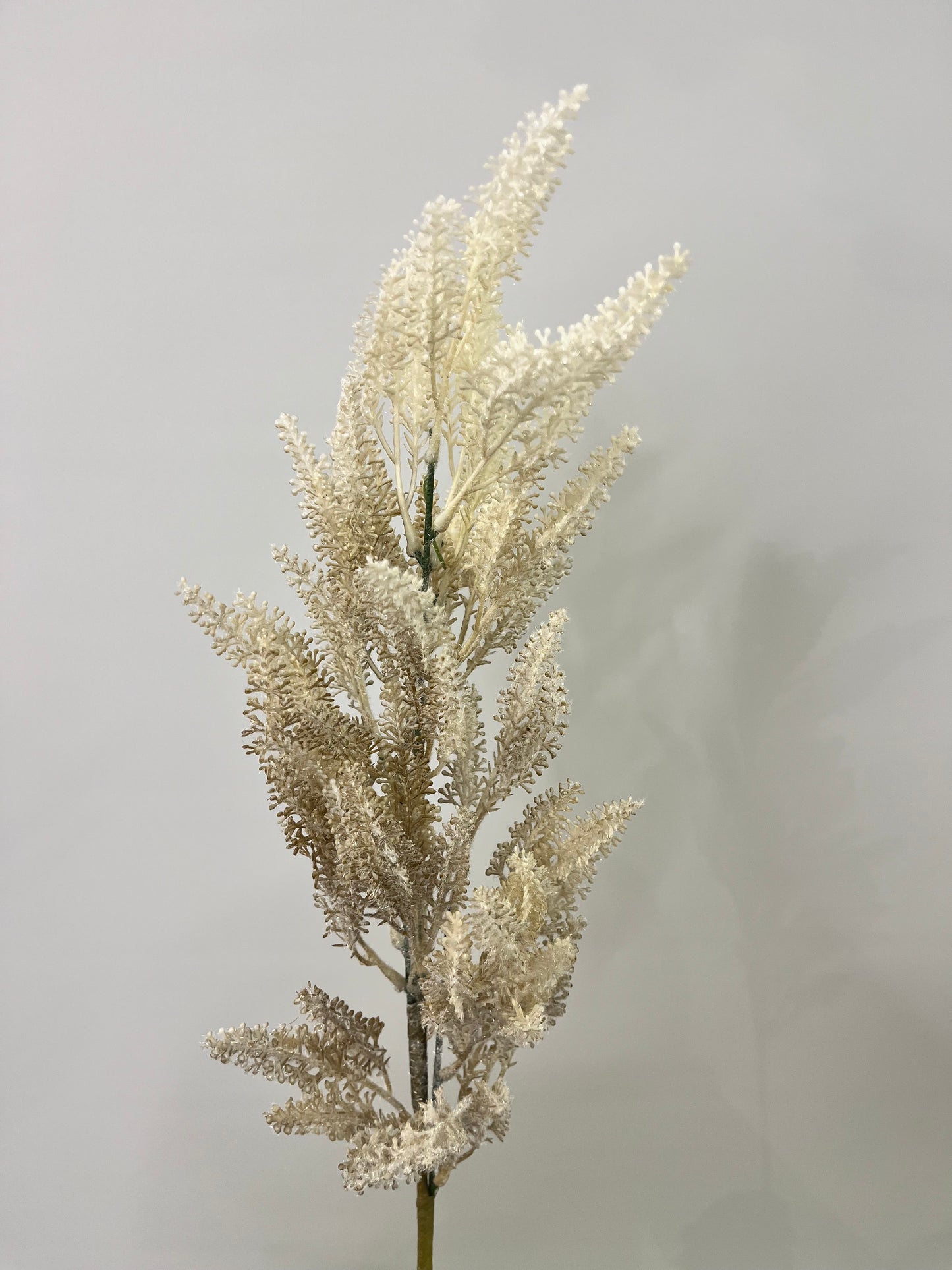 Grass Coffee Spray Dried Look Single Stem Artificial Faux Flowers