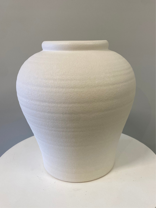 White Herama Pot Vase