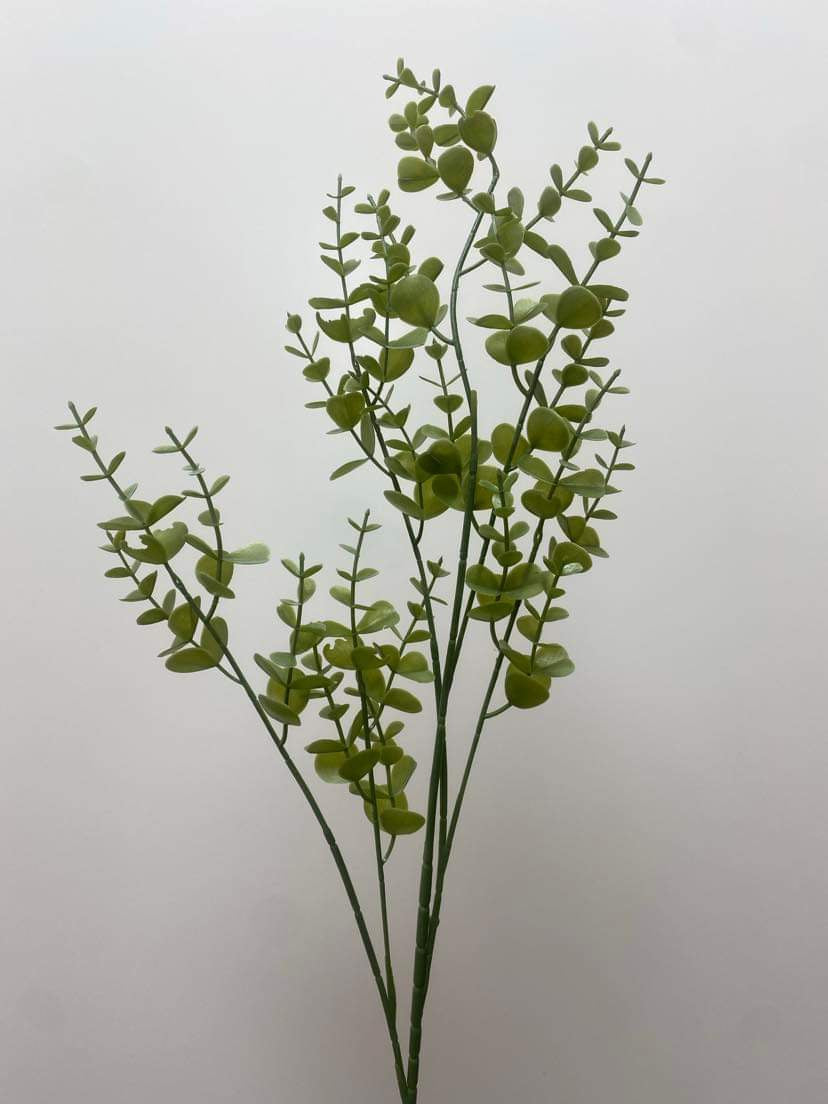 Eucalyptus Light Green Single Stem Artificial Faux Flower