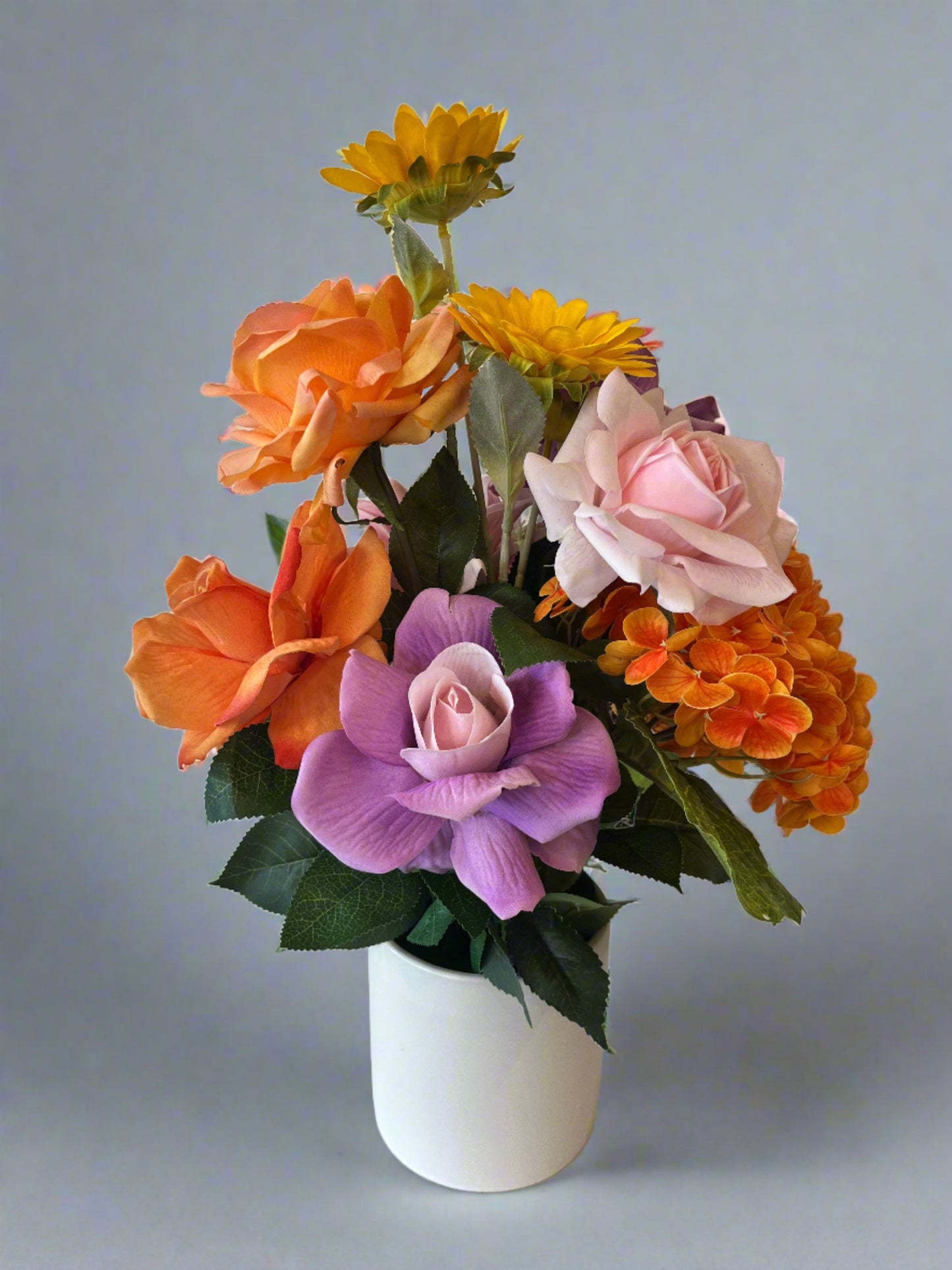 Isabella Faux Flower Arrangement In A Ceramic Pot