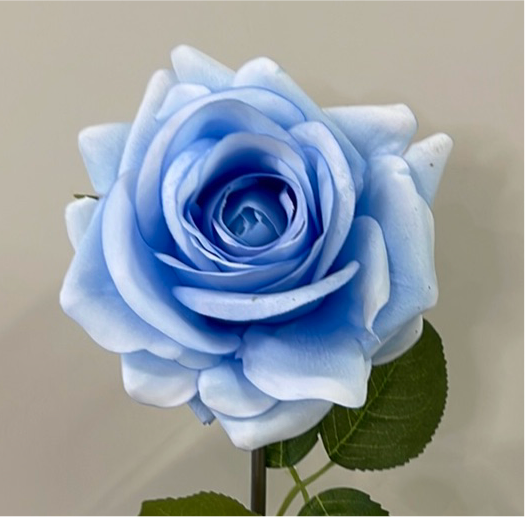 Real Touch Ice Blue Hannah Rose Artificial Flowers Faux Flowers