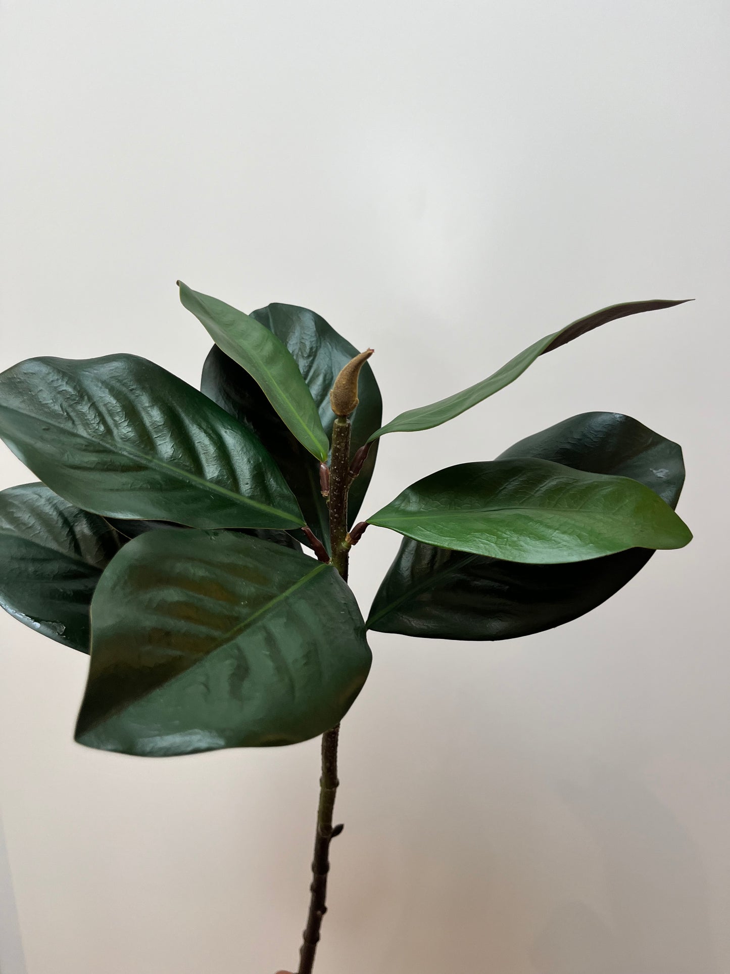 Magnolia Bud Leaf Spray Artificial Flowers Faux Flowers