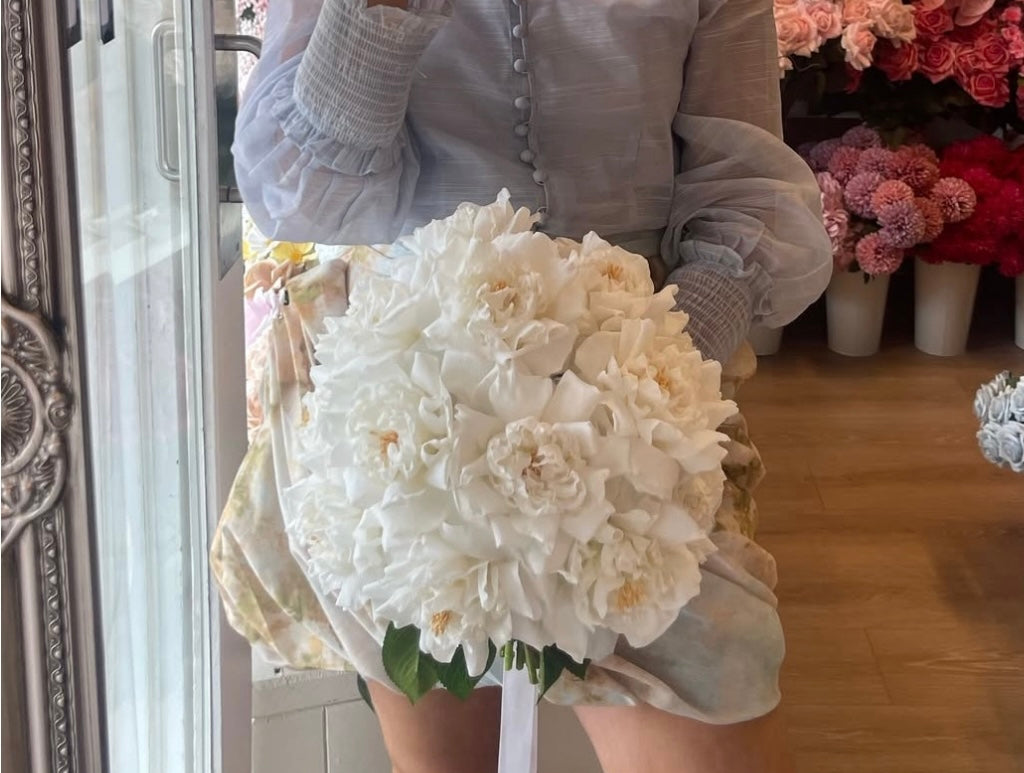 Catherine Phillips June Bridal Wedding Bouquet Artificial Faux Flowers