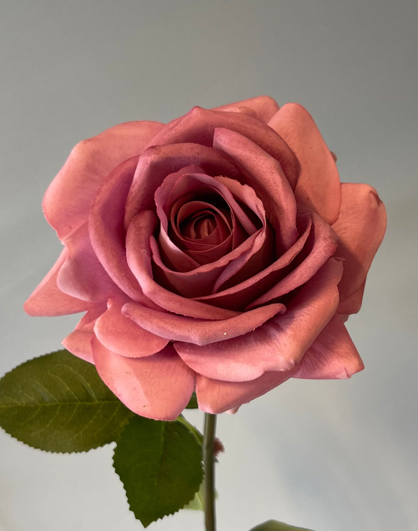 Real Touch Light Purple Hannah Rose Single Stem Artificial Flowers