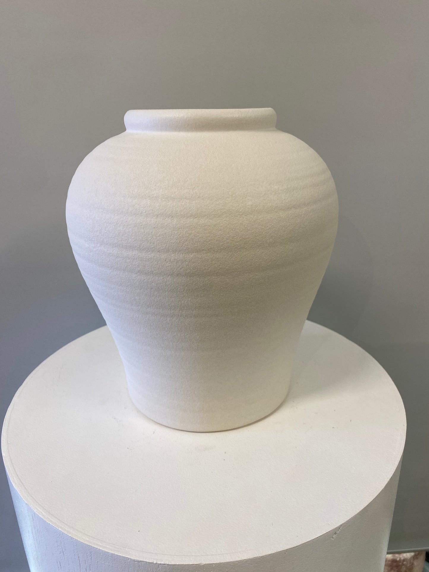 White Herama Pot Vase