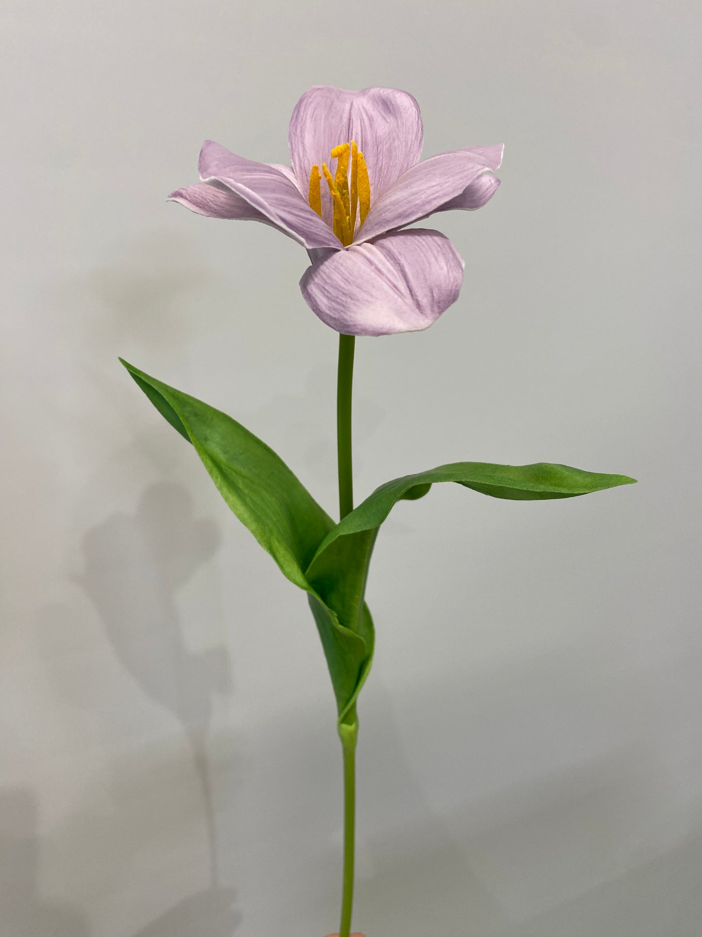 Real Touch Purple Open Tulip Single Stem Artificial Flowers