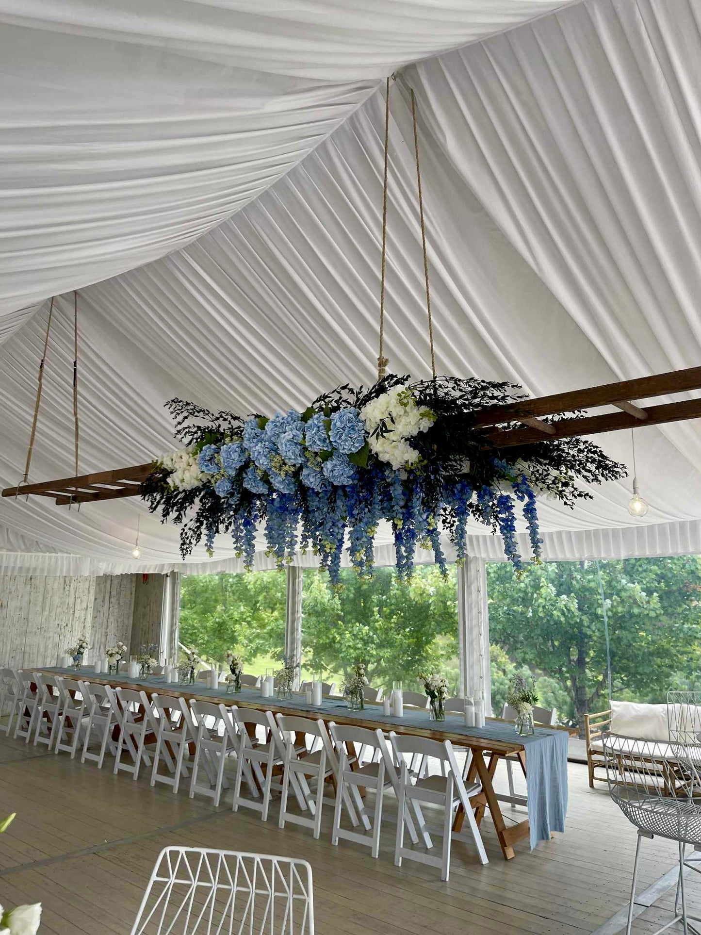 Artificial Flower Wedding Arbour  Installation
