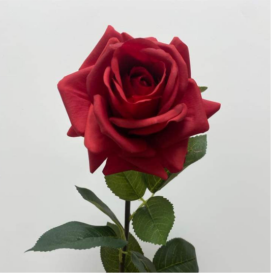 Real Touch Red Hannah Rose Single Stem