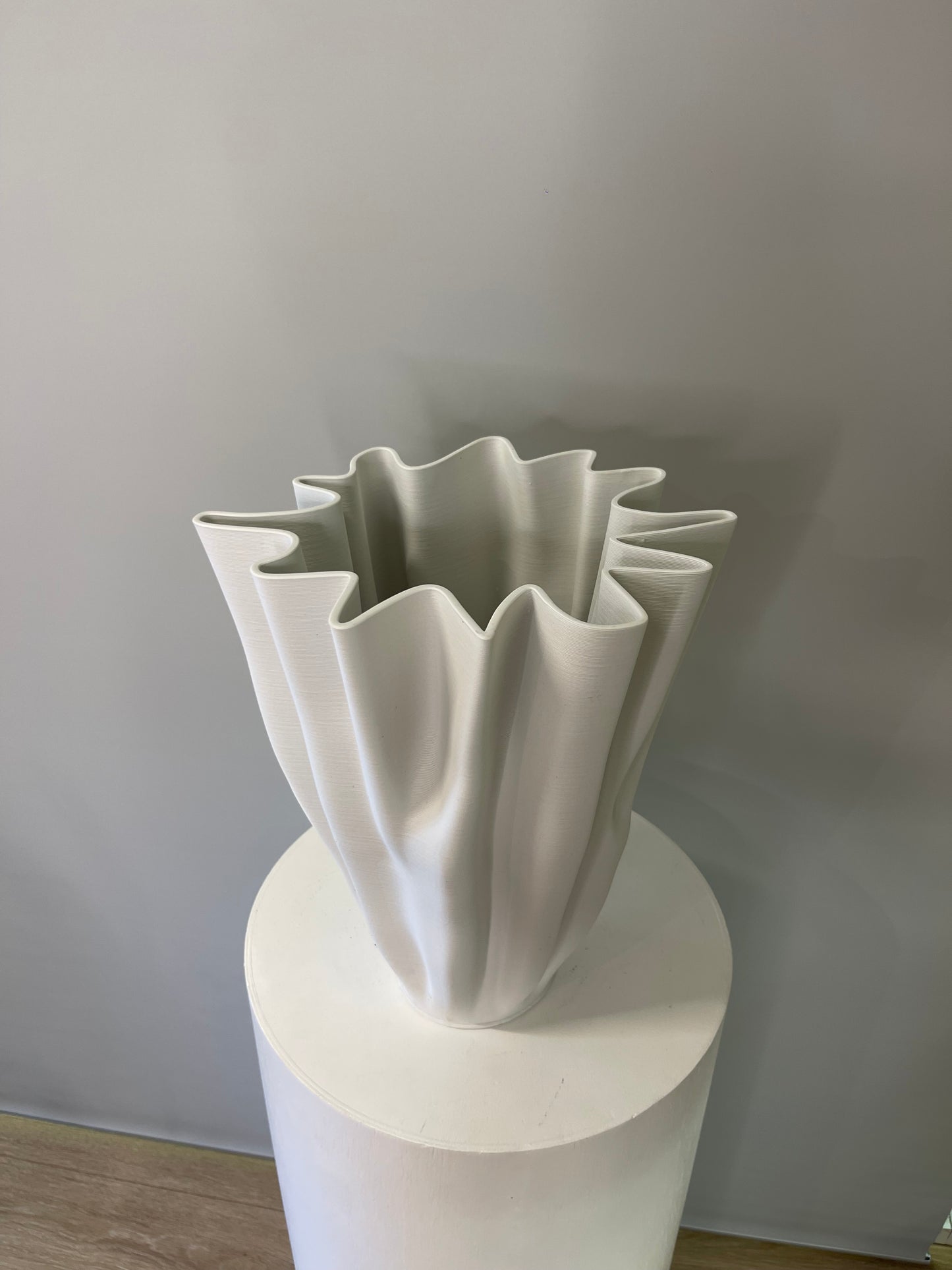 Stacey White Decorative Elite Vase