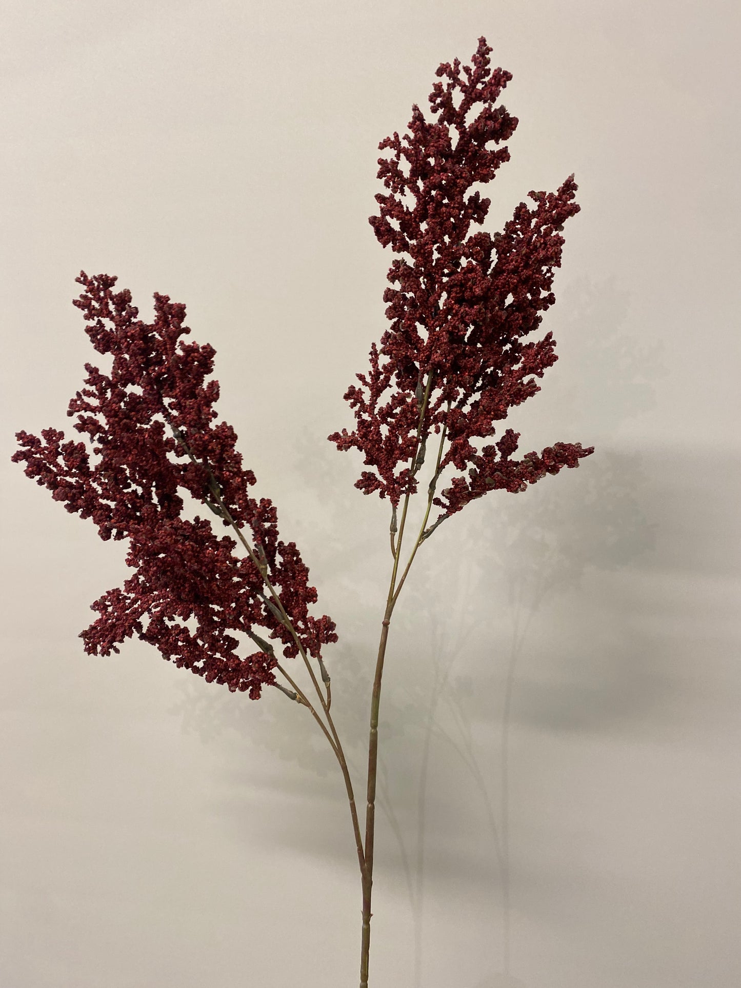 Smoke Bush Spray Single Stem Artificial Faux Flowers